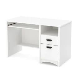 Office Desks*South Shore Gascony 46"W Desk, (7360070) Pure White