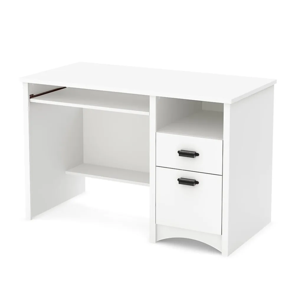 Office Desks*South Shore Gascony 46"W Desk, (7360070) Pure White