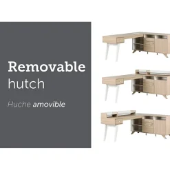 L-Desks*South Shore Helsy 78