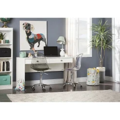 Computer Desks*South Shore Interface Desk with 2 Drawers, White (10536)
