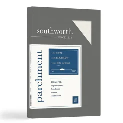 Resume Paper*Southworth 8.5" x 11" Specialty Paper, 65 lbs., 100 Brightness, 100/Box (Z980CK)