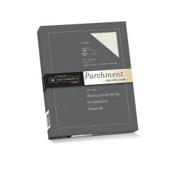 Multipurpose Paper*Southworth Parchment Specialty Multipurpose Paper, 24 lbs., 8.5" x 11", Ivory, 100/Box (P984CK)