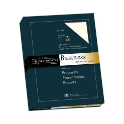 Resume Paper*Southworth 8.5"W x 11"L Business Paper, 32 lbs, Wove Finish, 250/Box (JD18IC)