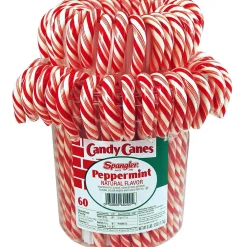 Spangler Peppermint Candy Canes, 60 oz., 60 Pieces (211-X0012)