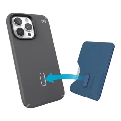 Speck ClickLock MagSafe Wallet for iPhones, Coastal Blue/Space Blue (150423-1041)