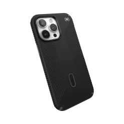 Speck Presidio 2 Grip MagSafe ClickLock Phone Case for iPhone 15 Pro Max, Black/Slate Gray (150463-3205)