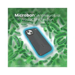 Speck Presidio 2 Grip MagSafe ClickLock Phone Case for iPhone 15, Charcoal Gray/Cool Bronze (150439-3212)