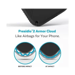 Speck Presidio2 Grip MagSafe Black/White Case for iPhone 14 Pro Max (150088-D143)