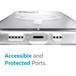 Speck Presidio Perfect-Clear Compatible with MagSafe Clear Case for iPhone 13 (141760-5085)