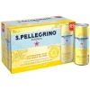S.Pellegrino Essenza Lemon & Lemon Zest Flavored Mineral Water, 11.15 fl. oz. Cans, 8/Pack (12394352)