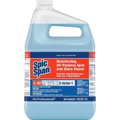 Spic and Span Professional Bulk 3-in-1 Disinfecting Multi Purpose Surface and Glass Cleaner, Fresh Scent, 3/Carton (58773)<Spic & Span