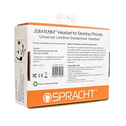 Online Spracht ZUM RJ9M Noise-Canceling Mono Deskphone On Ear Headset, RJ-9 (ZUMRJ9M)