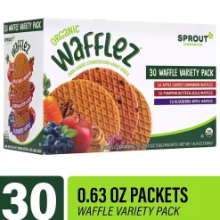 SPROUT Organics Sprout Wafflez Variety Pack, 30/box (220-02152)
