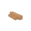 Discount Partners Brand Square Mailing Tubes, 5" x 5" x 18", Kraft, 25/Bundle (M5518K)