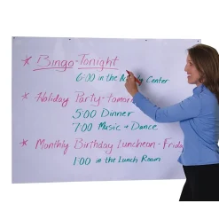Dry Erase*S&S ® Jumbo Laminated Board With Grommets