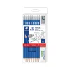 Pencils|Staedtler norica Pre-Sharpened Wooden Pencil, 2mm, #2, Medium Lead, 18/Pack (13246C18A6)