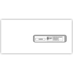 Discount Medical Arts Press Standard Claim Right Window Envelopes, 4.5 x 9.5, Self-Seal, 500/Box