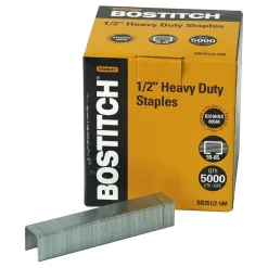 Staples|Bostitch Stanley Heavy-Duty Staples, 1/2", 5,000/BX (SB351/2-5M)