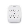 Staples 6 Outlet Adapter, White (22145)