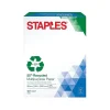 Multipurpose Paper*Staples 50% Recycled 8.5" x 11" Multipurpose Paper, 24 lbs., 96 Brightness, 500/Ream (86059)