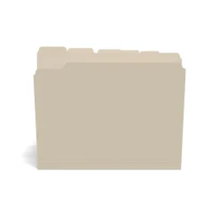 File Folders|Staples 30% Recycled File Folder, 1/5 Cut Tab, Letter Size, Manila, 100/Box (ST22937-CC)
