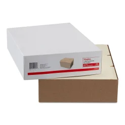File Folders|Staples 30% Recycled Reinforced File Folder, 1/3-Cut Tab, Legal Size, Manila, 100/Box (ST606814/606814)