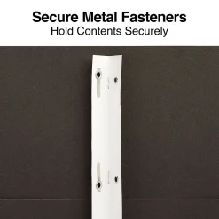 Pocket Folders|Staples 10% Recycled Smooth 2-Pocket Paper Presentation Folder with Fasteners, , 10/Pack (13386-US) Black