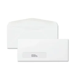 Clearance Staples #10 Window Envelopes, 4 1/8" x 9 1/2", White Wove, 500/Box (ST50151-CC)