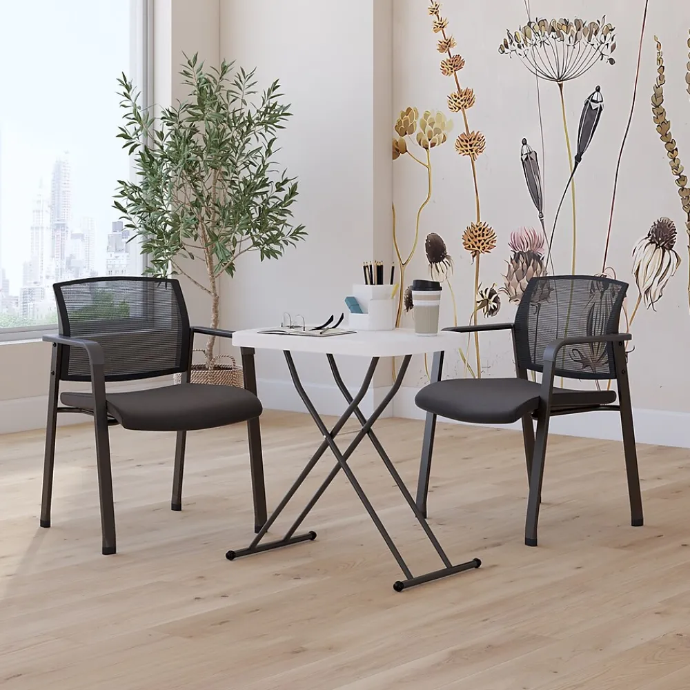 Folding Tables*Staples ® 25.5" x 17.8" Heavy Duty Folding Table, White (79143)