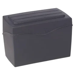 Index Cards*Staples 3" x 5" Index Card File, Black (36936)