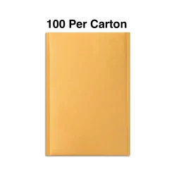 Best Staples 10.25" x 13.5" Self-Sealing Bubble Mailer, #4, Kraft, 100/Carton (ST56595)