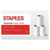 Pos Paper*Staples 2.25" x 50' Thermal Fax Paper, 12/Carton (29886)