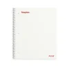 Subject Notebooks|Staples ® Accel 1-Subject Subject Notebooks, 8.5" x 11", College Ruled, 100 Sheets, White (25539M)
