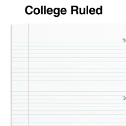 Subject Notebooks|Staples ® Accel 1-Subject Subject Notebooks, 8.5" x 11", College Ruled, 100 Sheets, White (25539M)