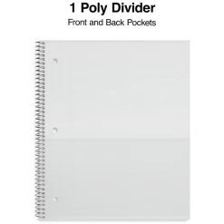 Subject Notebooks|Staples ® Accel 1-Subject Subject Notebooks, 8.5