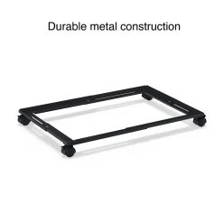 File Cabinets*Staples Adjustable File Caddy, Letter/Legal, Black (ST52140-CC)