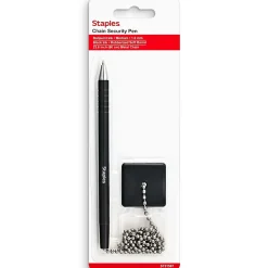 Pens|Staples ® Anchor Counter Top Pens, Medium Point, 1.0mm, Black Ink (ST31587)