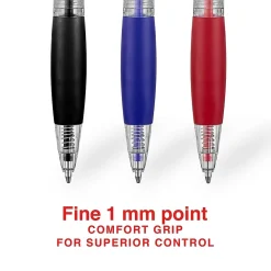 Pens|Staples Ballpoint Retractable Pens, Medium Point, Assorted Ink, 50/Pack (50371)