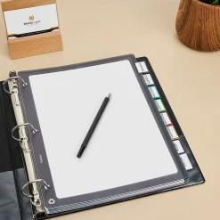 Dividers|Staples Better Print & Apply Label Plastic Divider, 8 Tabs, Assorted Colors, 1 Set (ST23281/23281)