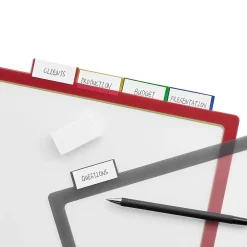 Dividers|Staples Better Print & Apply Label Plastic Divider, 5 Tabs, Assorted Colors, 1 Set (23279-CC)