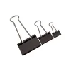 Clips & Fasteners|Staples Binder Clips, Mini, Black, 12/Pack (15348)