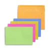 Hot Staples Booklet Envelopes, 8 3/4" x 5 3/4", Assorted Colors, 50/Box (ST20558-CC)