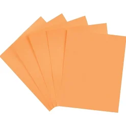 Multipurpose Paper*Staples Brights Multipurpose Paper, 24 lbs., 8.5" x 11", , 500/Ream (20108) Orange