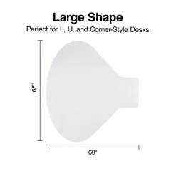 Chair Mats*Staples ® Carpet Chair Mat, Medium-Pile, Clear (20237-CC)