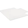 Chair Mats*Staples Carpet Chair Mat with Lip, 45" x 53", Designed for Medium-Pile Carpet, Clear Vinyl (122233)