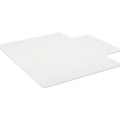 Chair Mats*Staples Carpet Chair Mat with Lip, 45" x 53", Designed for Medium-Pile Carpet, Clear Vinyl (122233)