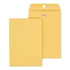 Staples Clasp & Moistenable Glue Kraft Catalog Envelopes, 6.5" x 9.5", Brown, 100/Box (534990/19815)