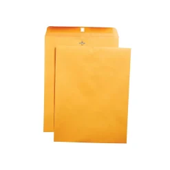 Discount Staples Clasp & Moistenable Glue Kraft Catalog Envelopes, 10