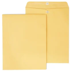 Best Staples Clasp & Moistenable Glue Kraft Catalog Envelope, 11 1/2" x 14 1/2", Brown, 100/Box (ST17748-CC)