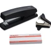 Staplers|Staples ® Combo Pack Desktop Stapler, 20-Sheet Capacity, Included, Black (ST24548/24548)